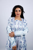 Sultana Kaftan/ Cap Set - Blue